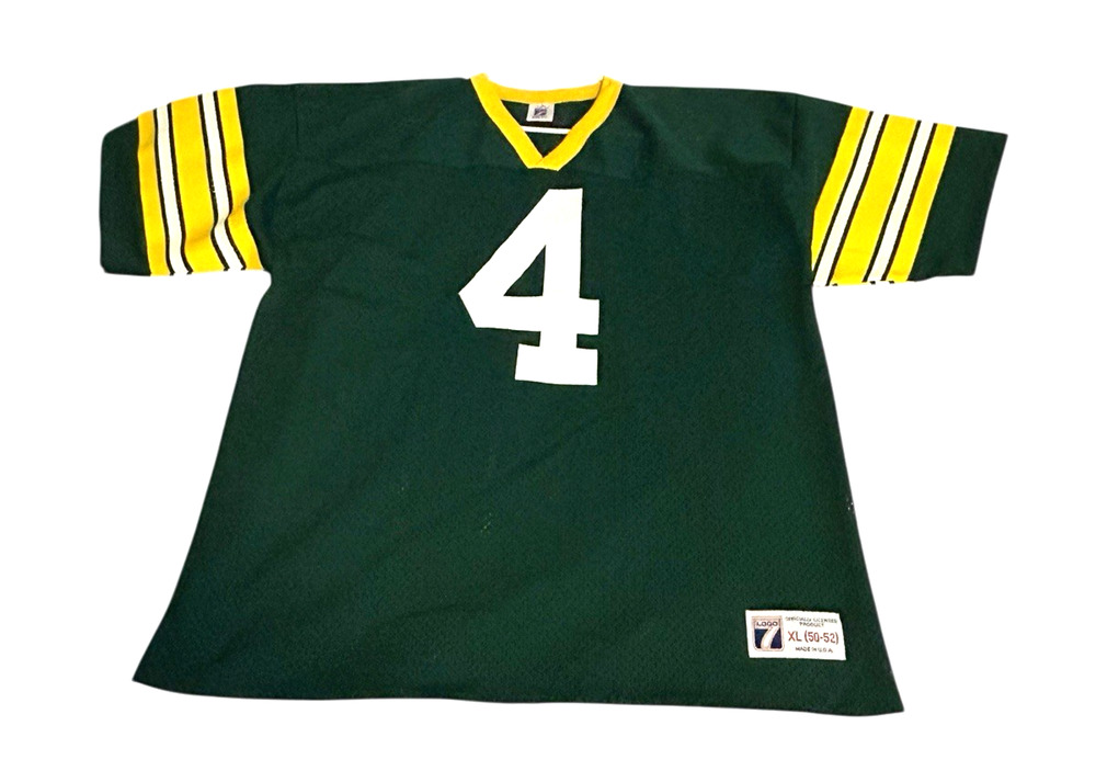 Vtg Green Bay Packers Football Jersey Logo 7 Mens XL Made In USA NFL #4 READ